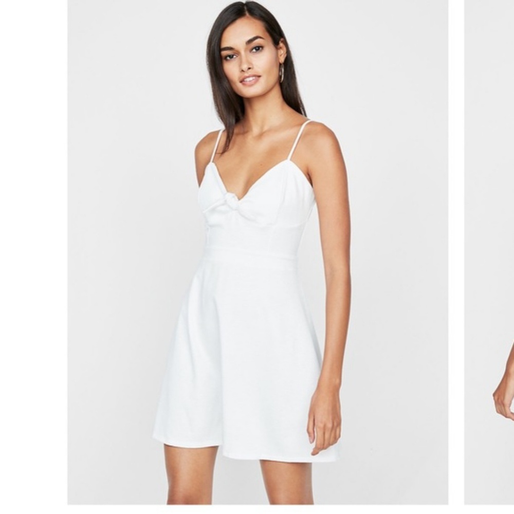 NWT EXPRESS White Dress SZ M